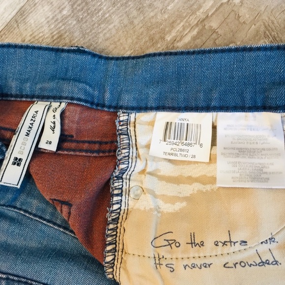 BCBGMaxAzria Tanya Terrible TwoFlare Jeans Size 28 - Picture 7 of 8